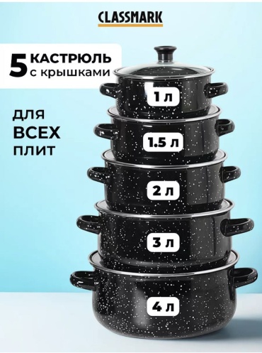 Кастрюля 1.15234 л, 691539628 сталь