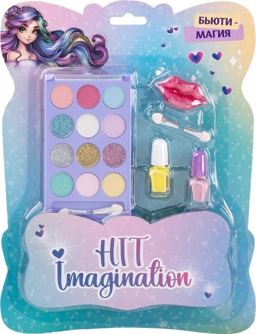 HIT IMAGINATION Набор детской декоративной косметики Бьюти-магия 2108A набор 6+