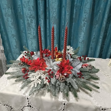 Настольная композиция со свечами