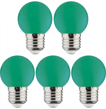 Horoz Electric 1W E27, светодиодная, зеленый