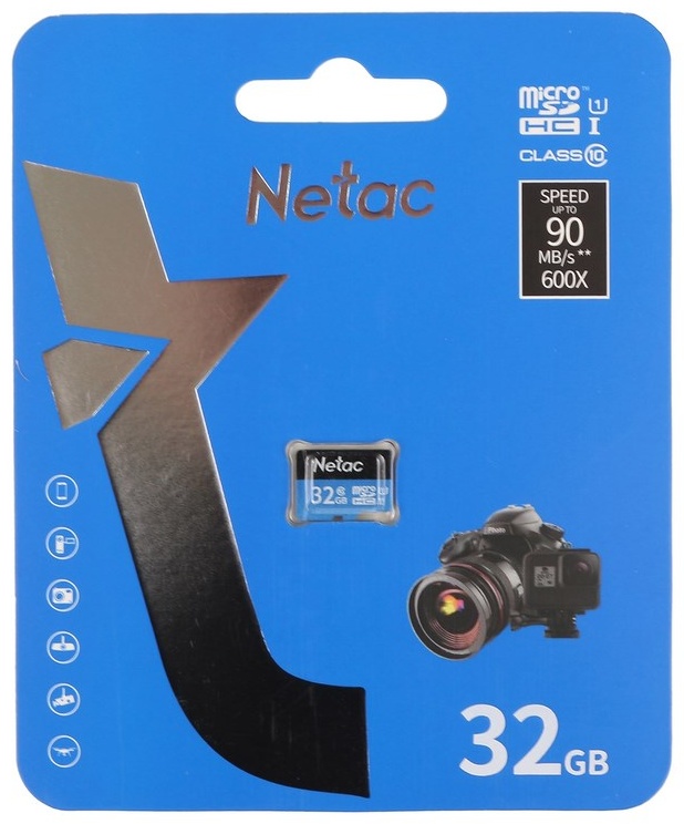 Карта памяти Netac P500 Standart NT02P500STN-032G-S 32 Гб