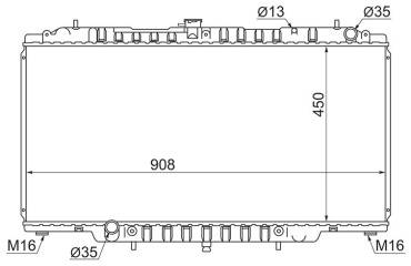 SRR радиатор основной NIS15126
