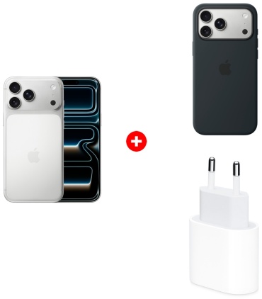 Apple iPhone 17 Pro Max 12 ГБ/256 ГБ серебристый + подарок
