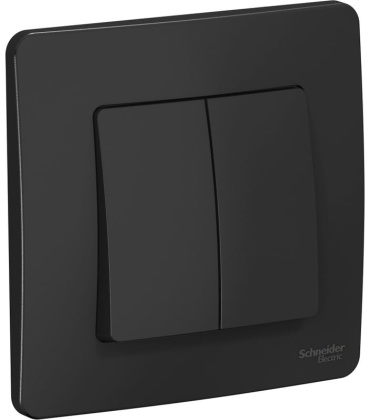 Выключатель клавишный Systeme electric BLNVS010506, антрацит