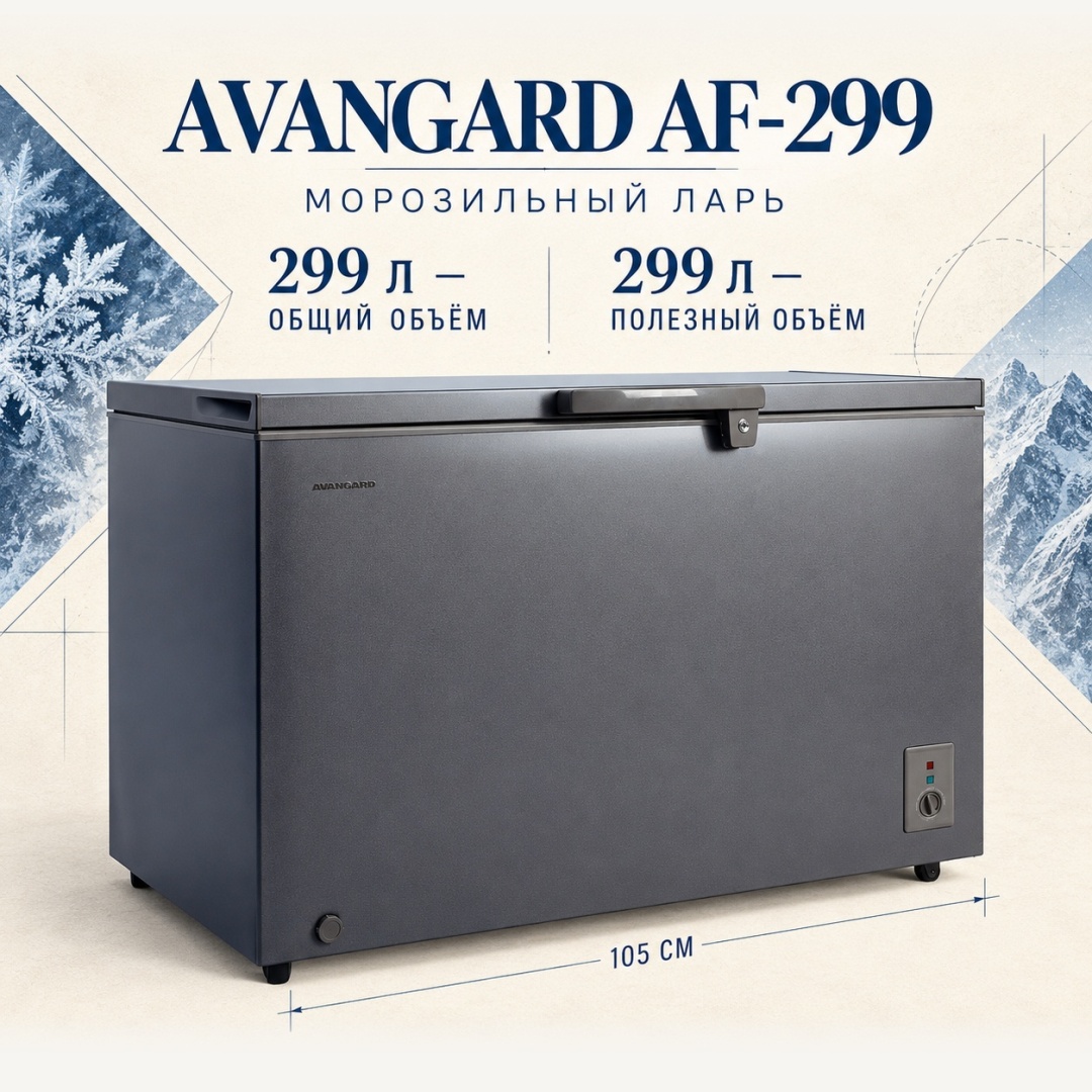 AVANGARD AF-299 299 л серый