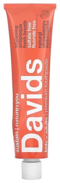 Davids зубная паста Natural Strawberry 150 г