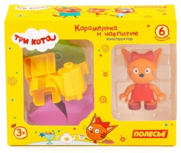 Конструктор Полесье Карамелька чаепитие 63714, деталей 6 шт