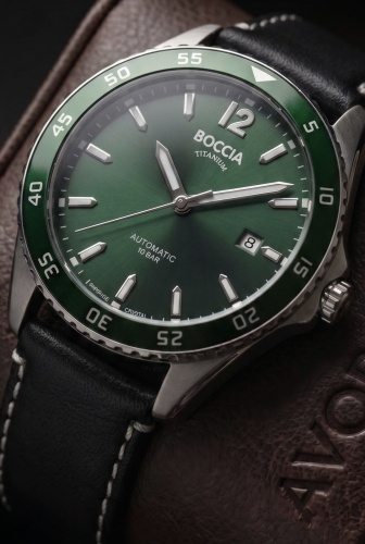 Кварцевые Boccia Titanium 3653-05 титан