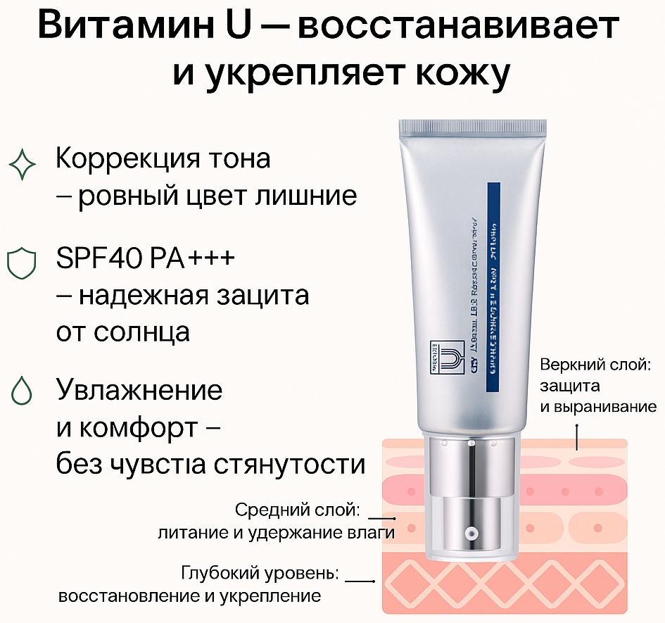 CU Skin светло-бежевый СС крем 00 45 г