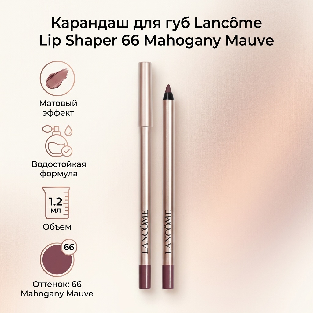LANCOME Lip Shaper карандаш 66 Mahogany Mauve
