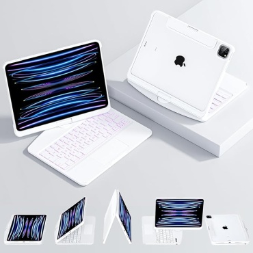 Чехол для Apple iPad Pro 12.9 (2018), iPad Pro 12.9 (2020), iPad Pro 12.9 (2021), iPad Pro 12.9 (2022) 12.9 дюйм белый