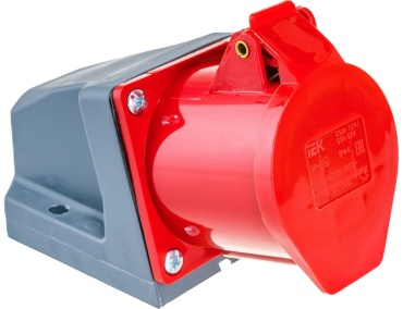 IEK силовая розетка 380 В 32А, PSR12-032-4