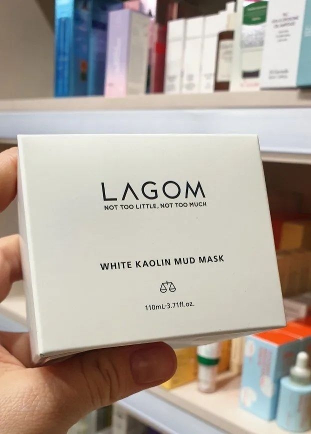 Маска для лица LAGOM глиняная White Kaolin Mud 110 мл, фото 12