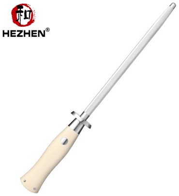 Мусат HezHen B38H-MDB, лезвие: дамасская сталь 1 шт