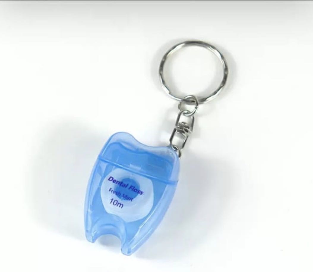 Dental Floss синяя ленточная 10 м