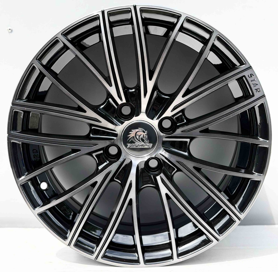 RNO 1554 6.5x15/4x100 D67.1 ET35 4 диска черный, серебристый, графит