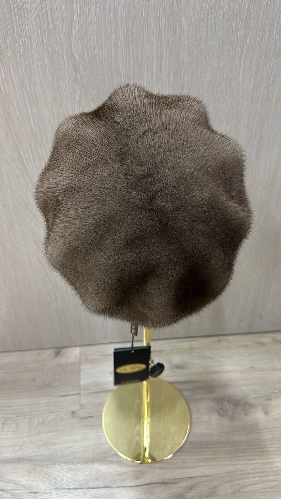 Берет SemiFur размер 56, 57, 58, 59, коричневый