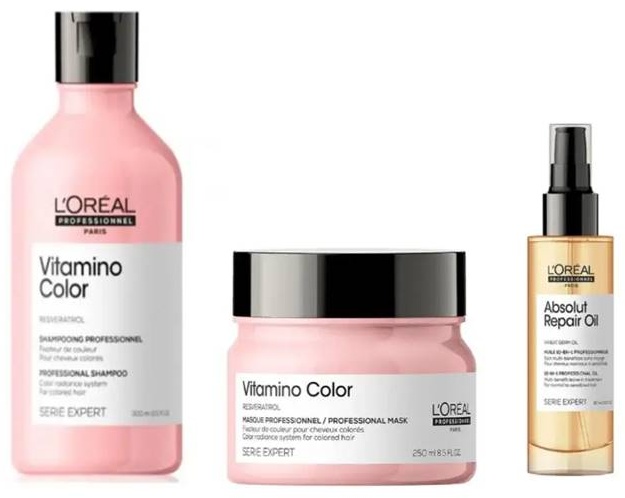 Loreal Professionnel Paris Vitamino Color, Absolut Repair набор по уходу за волосами для женщин