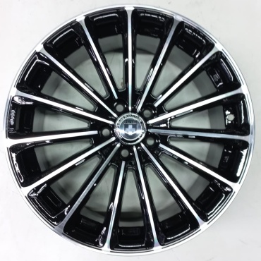 Powcan Powcan 148 7.5x17/5x100 D67.1 ET40 4 диска черный, серебристый