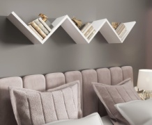 Полка 153370404, 122х20x28 см, белый