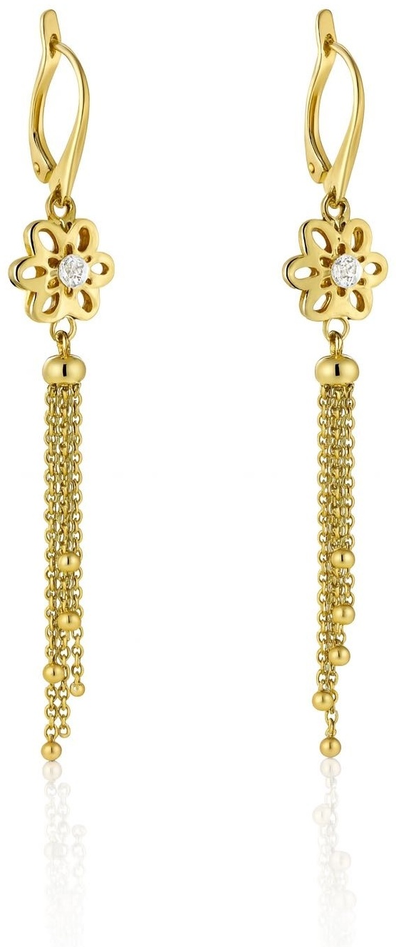 Серьги Italian Gold 820000 вес 8.2 г золото, эмаль