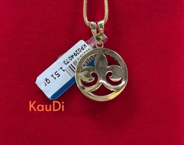 Подвеска KauDi 99876 вес 1.51 г золото, без вставок