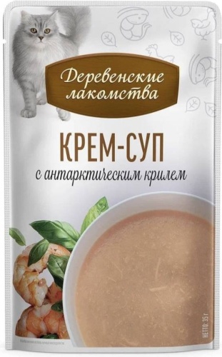 Деревенские лакомства суп криль 35 г 1 шт