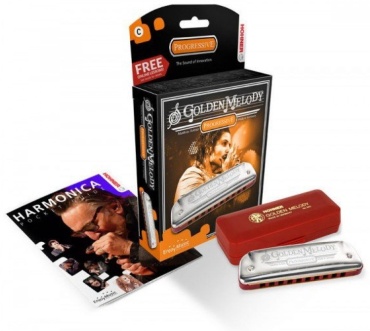 Губная гармошка Hohner M542016X, C, серебристый