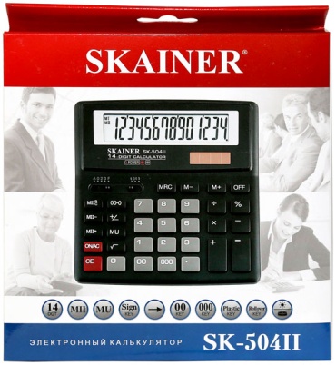 SKAINER SK-50411, 14-разрядный, черный