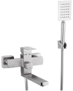 Смеситель для ванны Frap F32802, нержавеющая сталь, цвет стальной