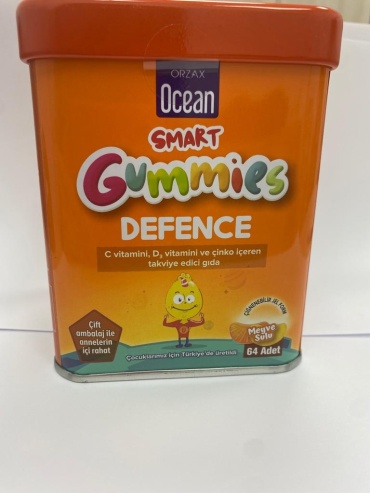 ORZAX Ocean Smart Gummies Defence Лимон Апельсин капсулы/таблетки 64 шт