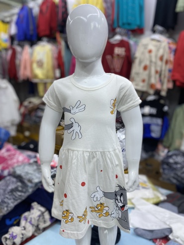 Повседневное платье белый