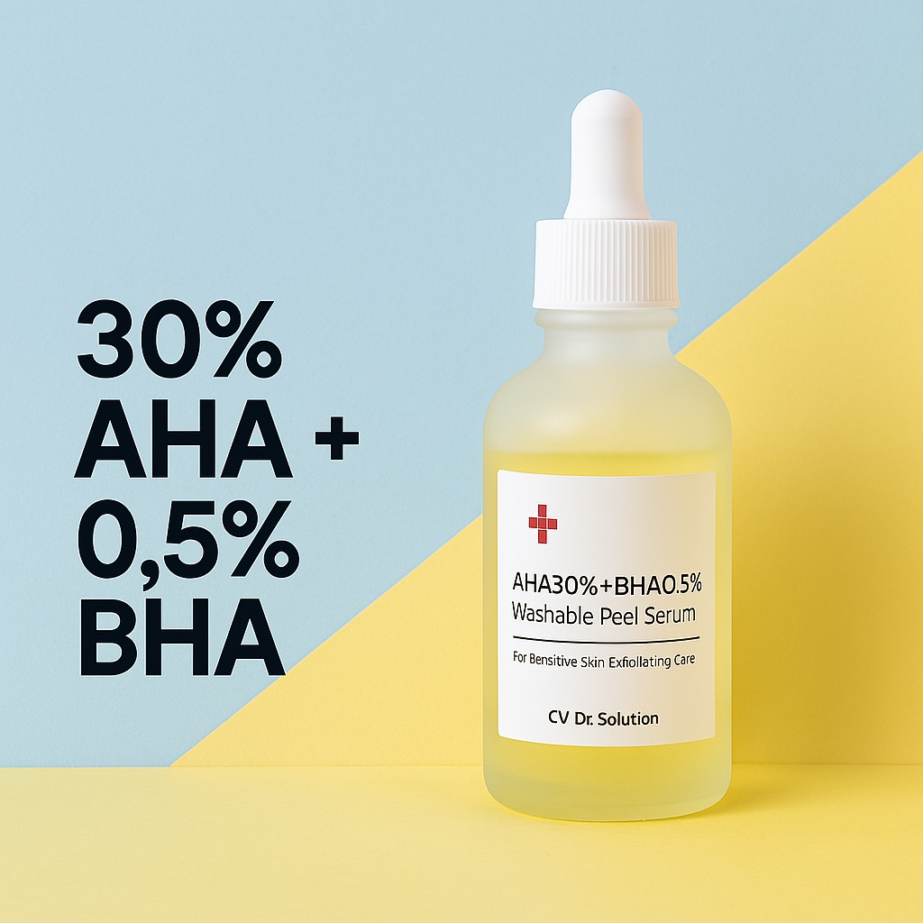 CU Skin пилинг Dr.Solution AHA 30% BHA 0.5% Washable Peel Serum 50 мл