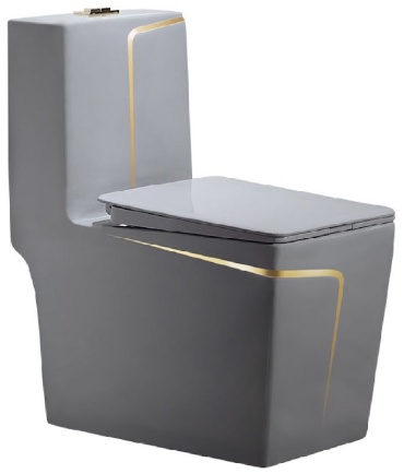 Унитаз Top Max TOPMAX 2867GBL, керамика