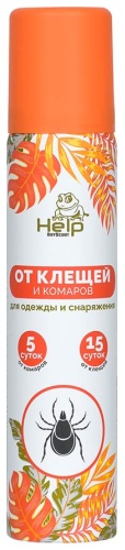 Аэрозоль Help Аэрозоль от клещей и комаров акарицидно-репеллентный, 75 мл 75 мл 78 г