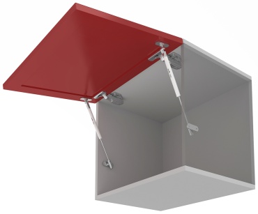 Boyard GL107W/100/3 газлифт , алюминий 1 шт