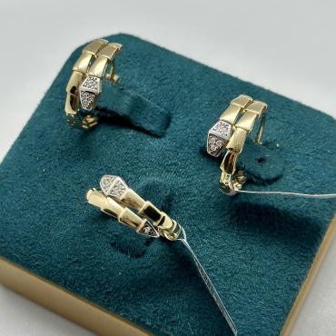 Zhanar Gold Алтын комплект Италлии змейка булгари комплект вес 6.71 г золото, без вставок