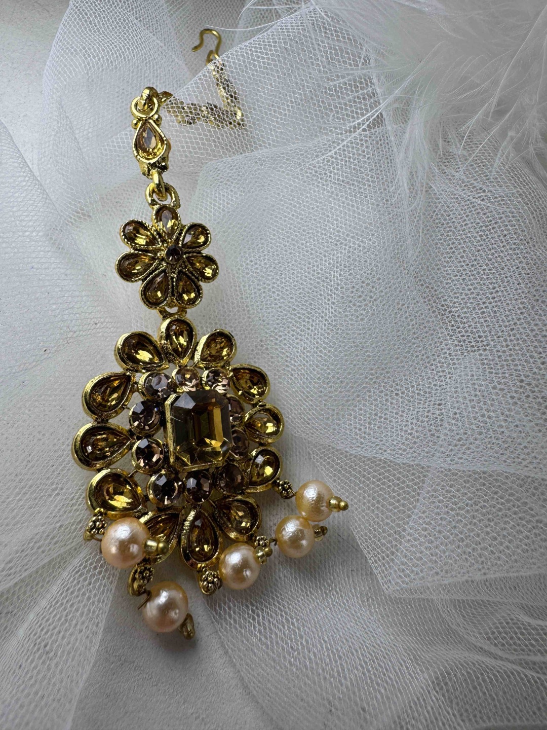 Тика на голову AGRA jewelry бижутерный сплав, стекло