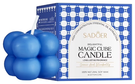 Ароматическая свеча SADOER Magic Cube Aromatherapy Candle 3.5 см, 1 шт