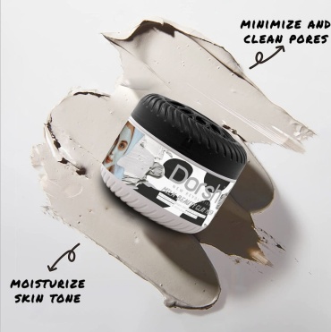 Маска для лица DORSH глиняная Milk Beauty 400 г