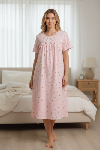Ночная сорочка FASHION розовый, мультиколор