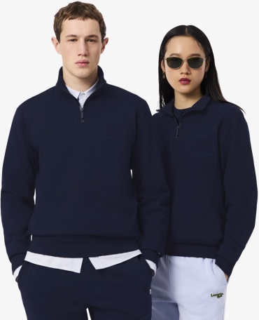 Свитшот LACOSTE темно-синий