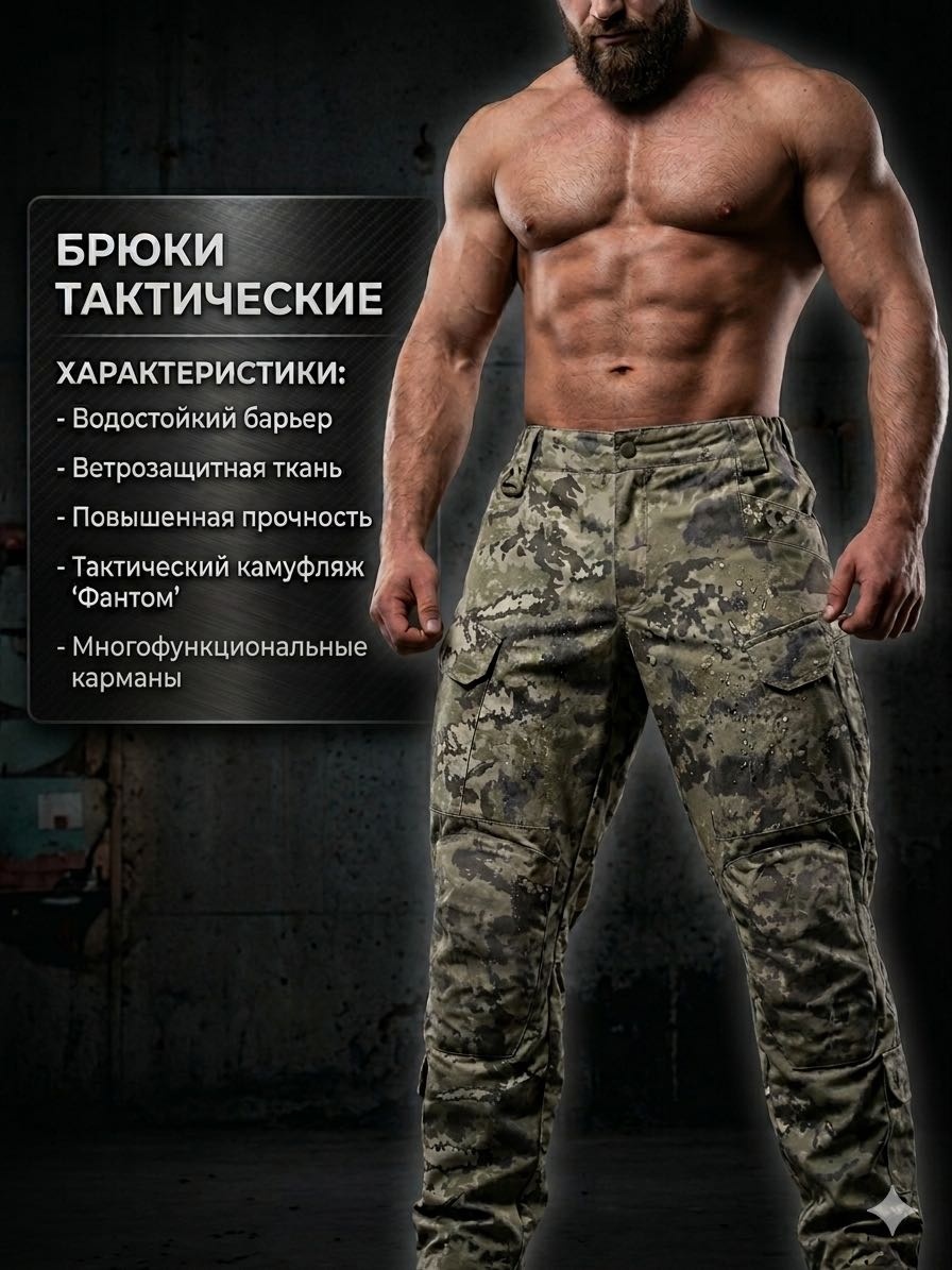 Спортивные брюки мультиколор