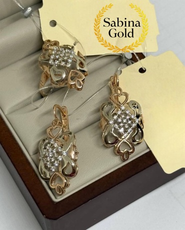 Sabina Gold KMP-SBN-1535 вес 9.97 г золото, фианит