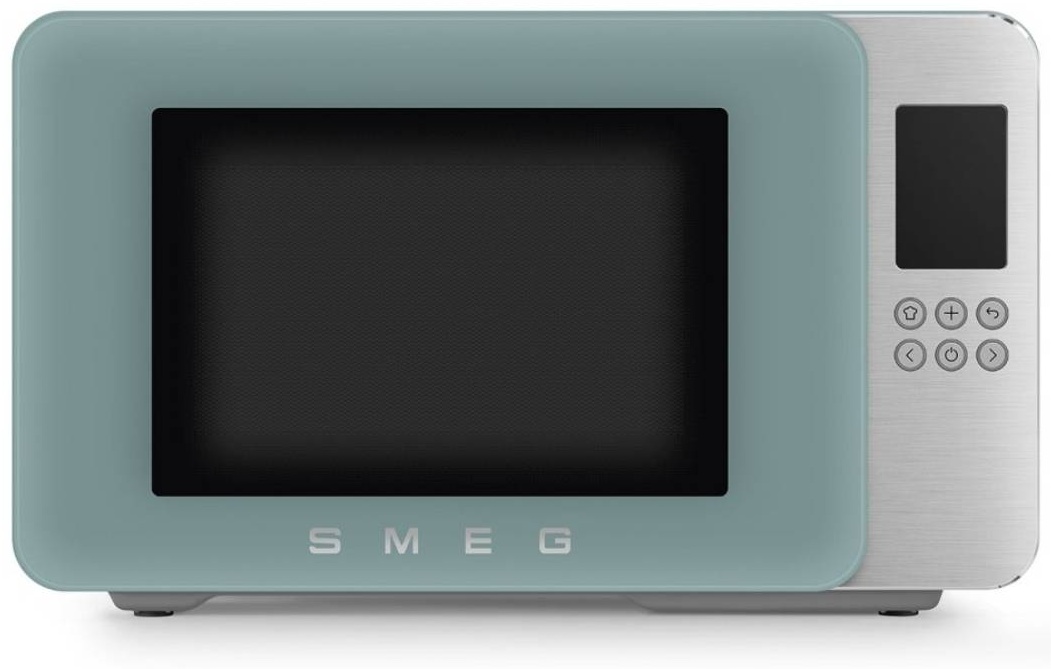 Микроволновая печь Smeg MOC01EGMEU зеленый, серебристый
