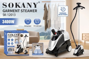 Отпариватель SOKANY SK-12013 черный, серый