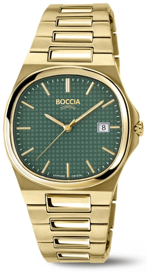 Кварцевые Boccia Titanium 3657-05 титан