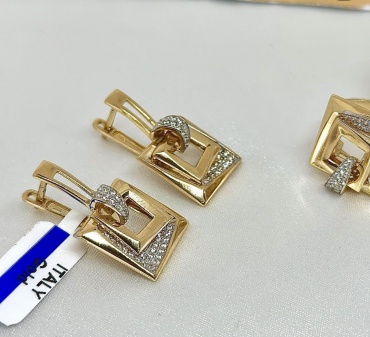 Ika AB9390100754; вес 8 г золото, фианит