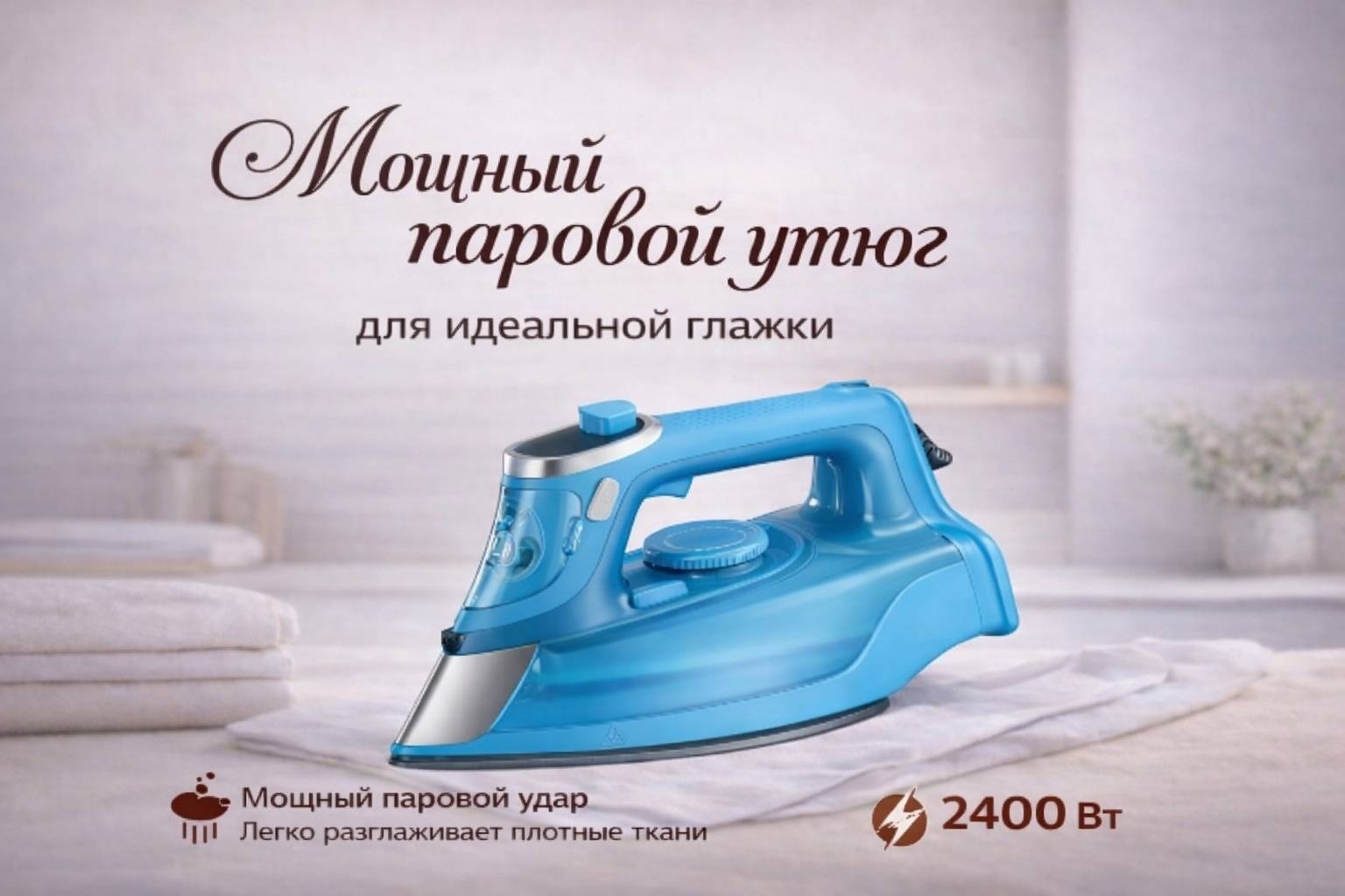 Утюг Zepline Zp-6811 голубой