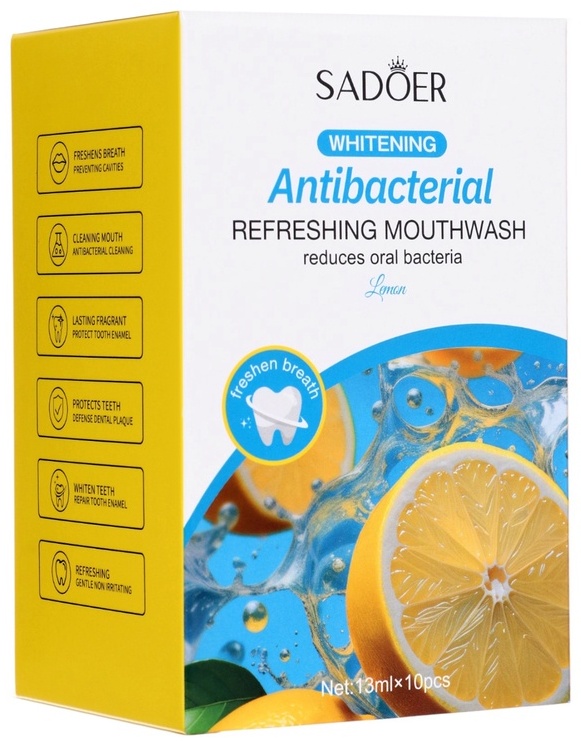 SADOER Antibacterial ополаскиватель цитрусовый 134 мл
